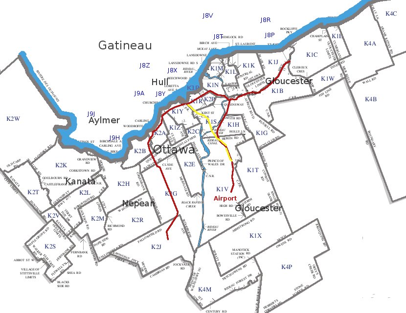 Service Quadrants MVS Ottawa